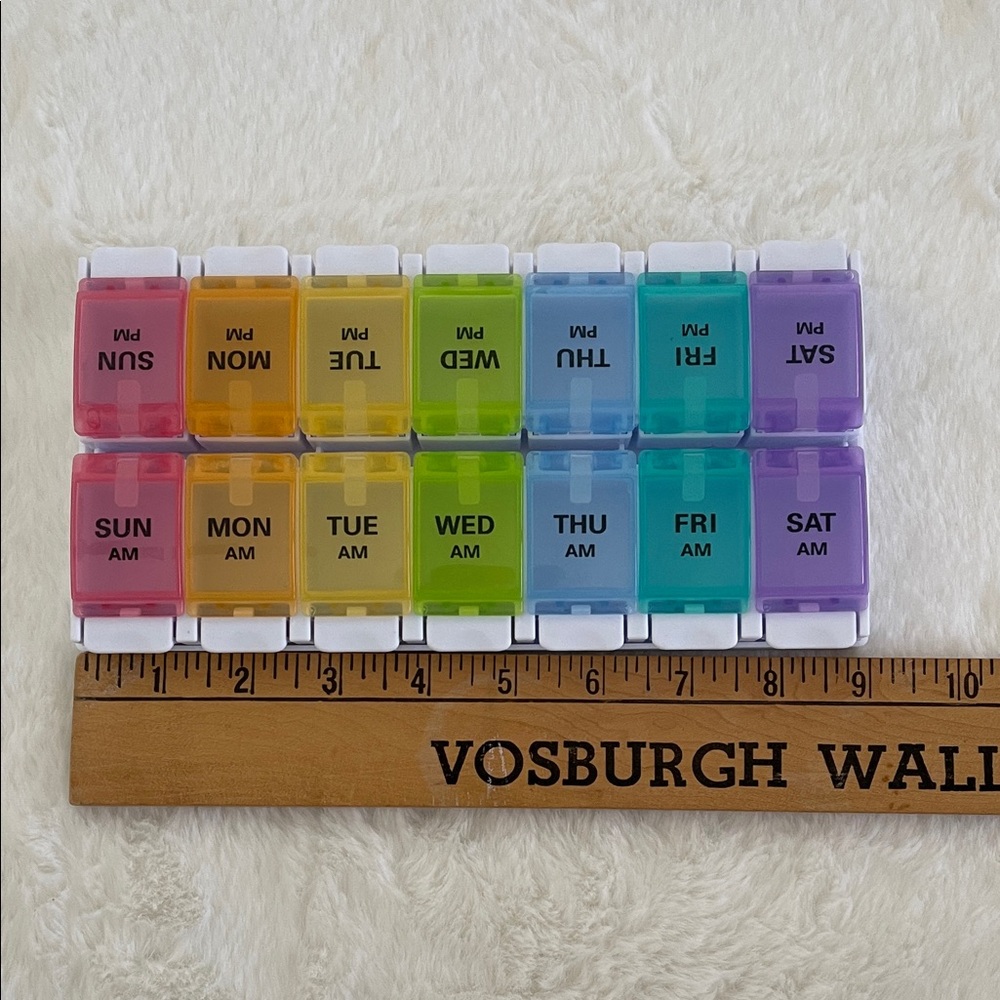 Colorful Weekly Pill Organizer - Picture 5 of 5